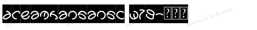 dreamhansansc w19字体转换